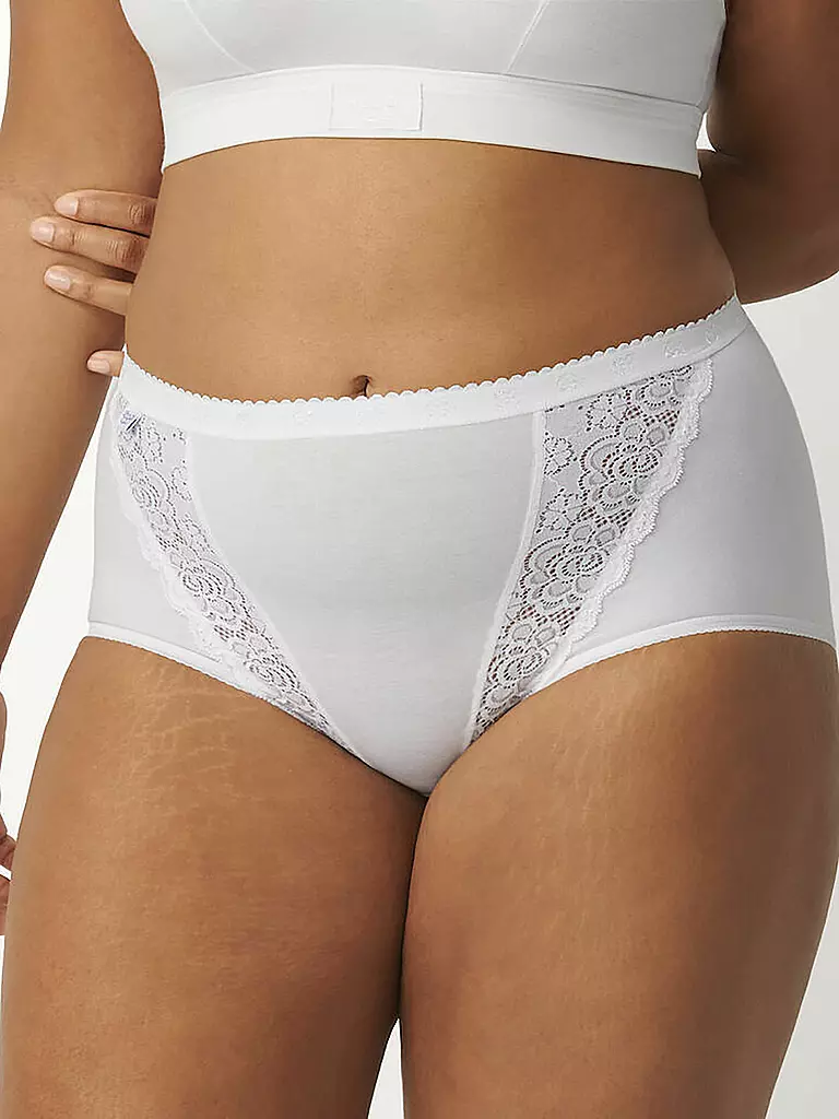 SLOGGI | Slip "Maxi Chic" lot de 4 (Blanc) | 