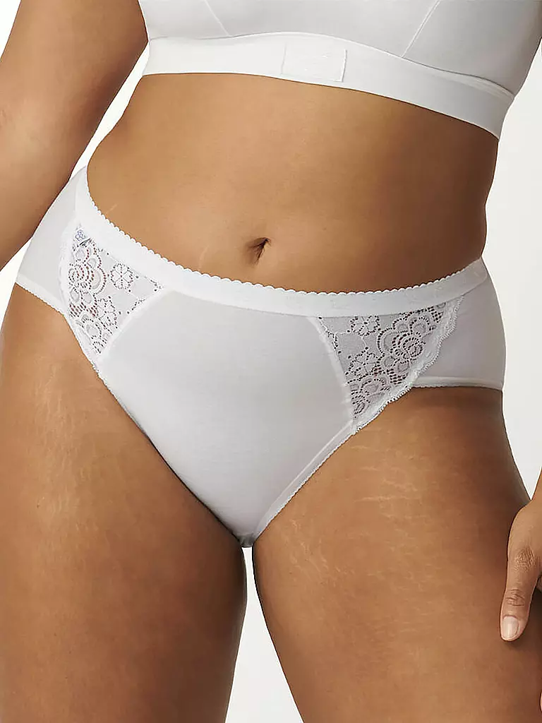 SLOGGI | Slip "Maxi Chic" lot de 4 (Blanc) | 