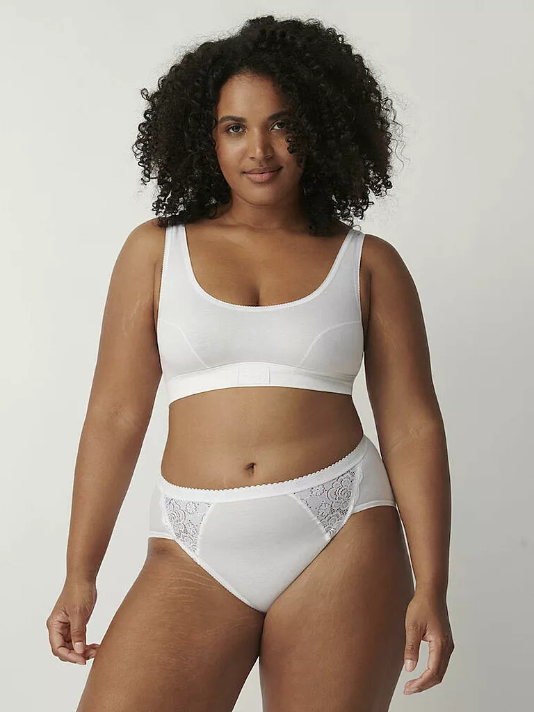 SLOGGI | Slip "Midi Chic" lot de 4 (Blanc) | weiss