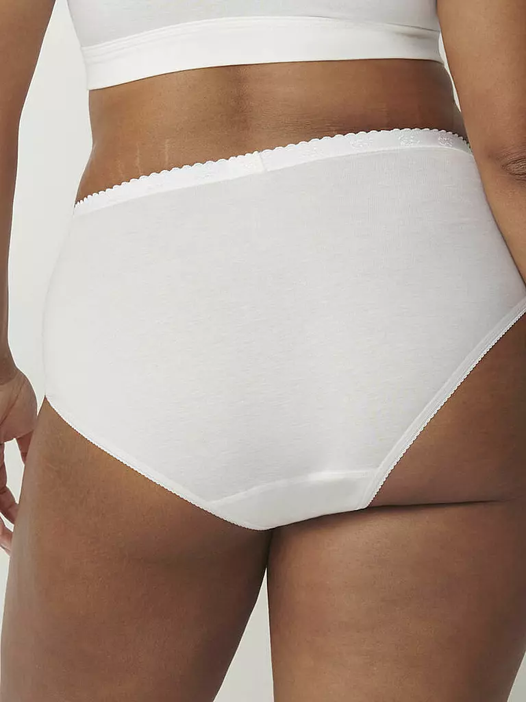 SLOGGI | Slip "Midi Chic" lot de 4 (Blanc) | 