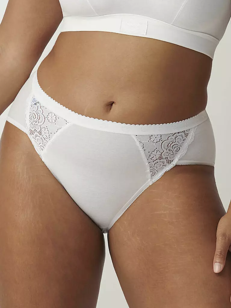 SLOGGI | Slip "Midi Chic" lot de 4 (Blanc) | 