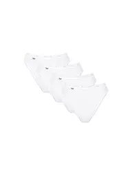 SLOGGI | Slip lot de 4 "Basic" (Noir) | Blanc