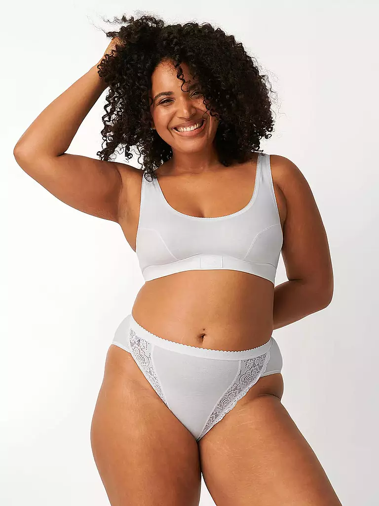 SLOGGI | Slip "Thai Chic" lot de 4 (Blanc) | weiss