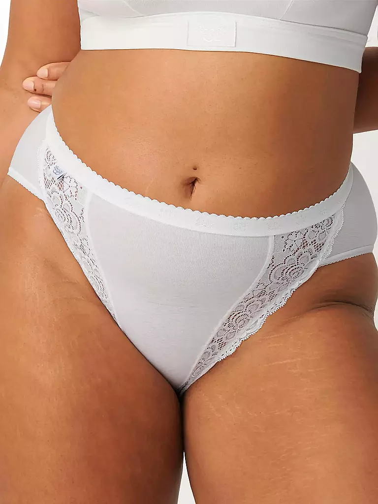 SLOGGI | Slip "Thai Chic" lot de 4 (Blanc) | 