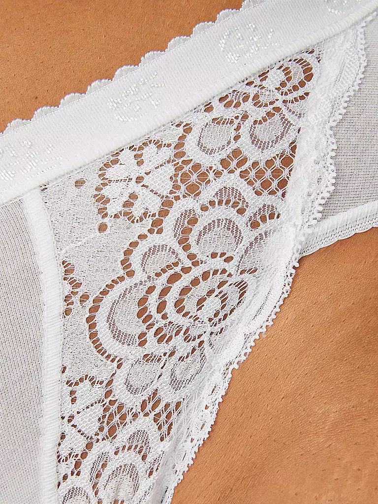 SLOGGI | Slip "Thai Chic" lot de 4 (Blanc) | 