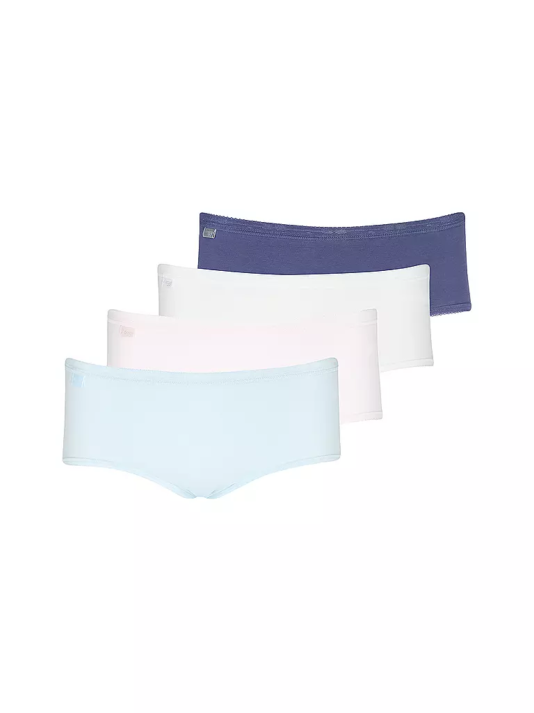 SLOGGI | Slip lot de 4 Basic MIDI couleurs multiples 19 | Bleu