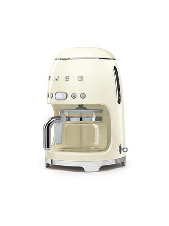 SMEG | Machine à café filtre Style Rétro Années 50 Crème DCF02CREU