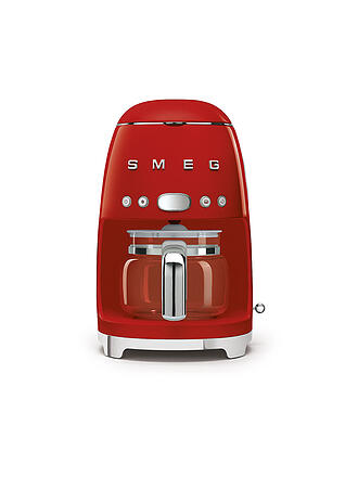 SMEG | Machine à café filtre Style Rétro Années 50 Rouge DCF02RDEU