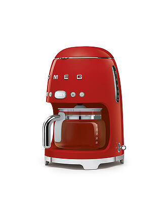SMEG | Machine à café filtre Style Rétro Années 50 Rouge DCF02RDEU