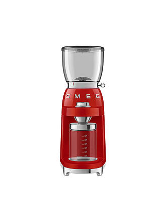 SMEG | Moulin à café Style Rétro Années 50 Rouge CGF01RDEU