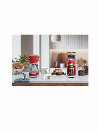 SMEG | Machine à expresso Style rétro années 50 Rouge ECF02BLEU