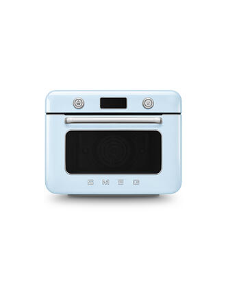 SMEG | Four à vapeur combiné de table bleu pastel