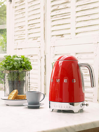 SMEG | Bouilloire à température variable Style Années 50 1,7 l Rouge