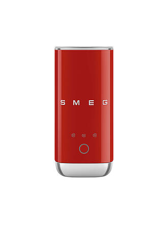 SMEG | Mousseur à lait Compact Style Années 50 Esthétique 120/180ml Rouge