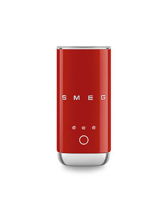 SMEG | Mousseur à lait Compact Style Années 50 Esthétique 120/180ml Rouge