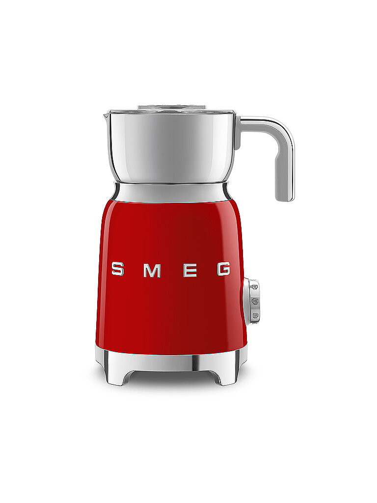 SMEG Mousseur à lait Style Rétro Années 50 Rouge MFF01RDEU rouge