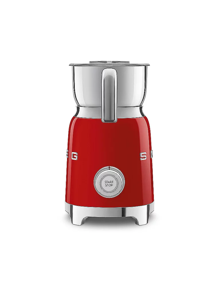 SMEG Mousseur à lait Style Rétro Années 50 Rouge MFF01RDEU rouge