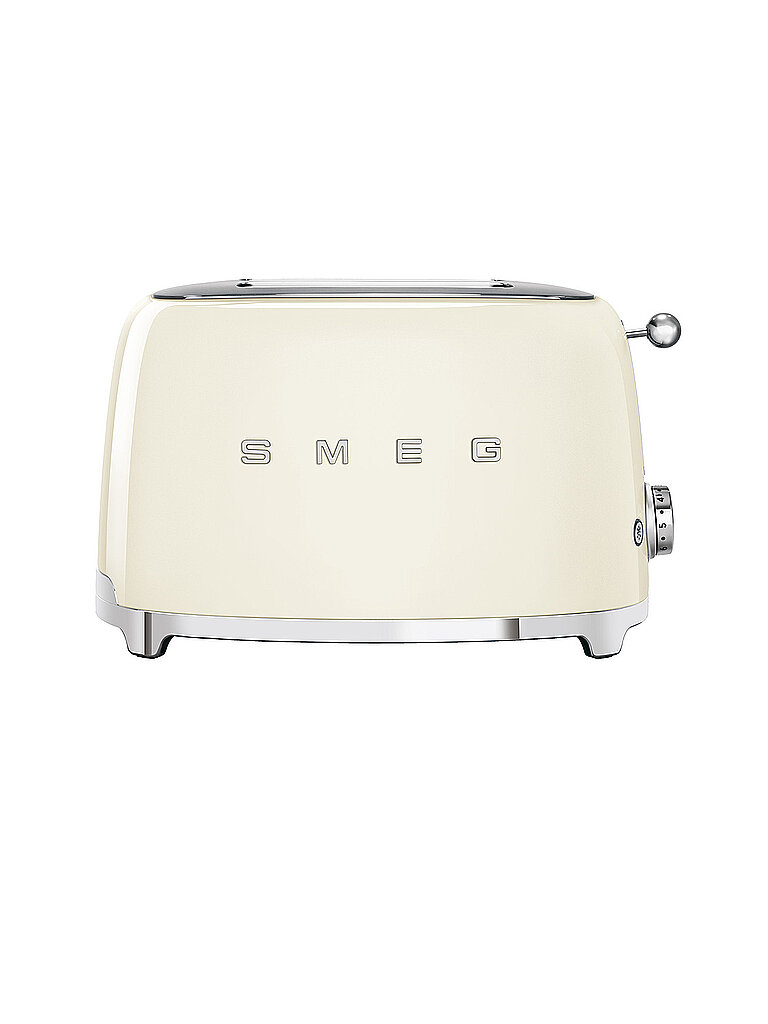 SMEG Grille-pain 2 fentes Style Rétro Années 50 Crème TSF01CREU crème