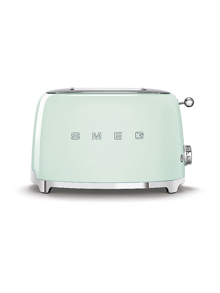 SMEG Grille-pain 2 fentes Style Rétro Années 50 Vert Pastel TSF01PGEU vert clair