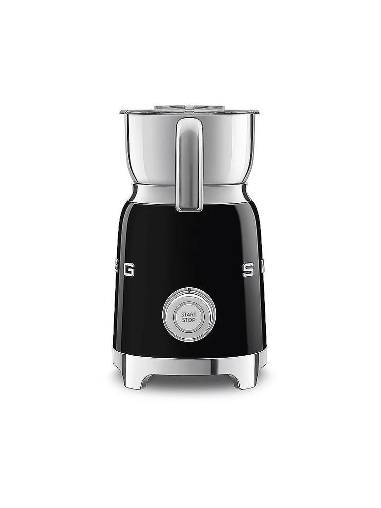 SMEG Mousseur à lait Style Rétro Années 50 Noir MFF11BLEU noir