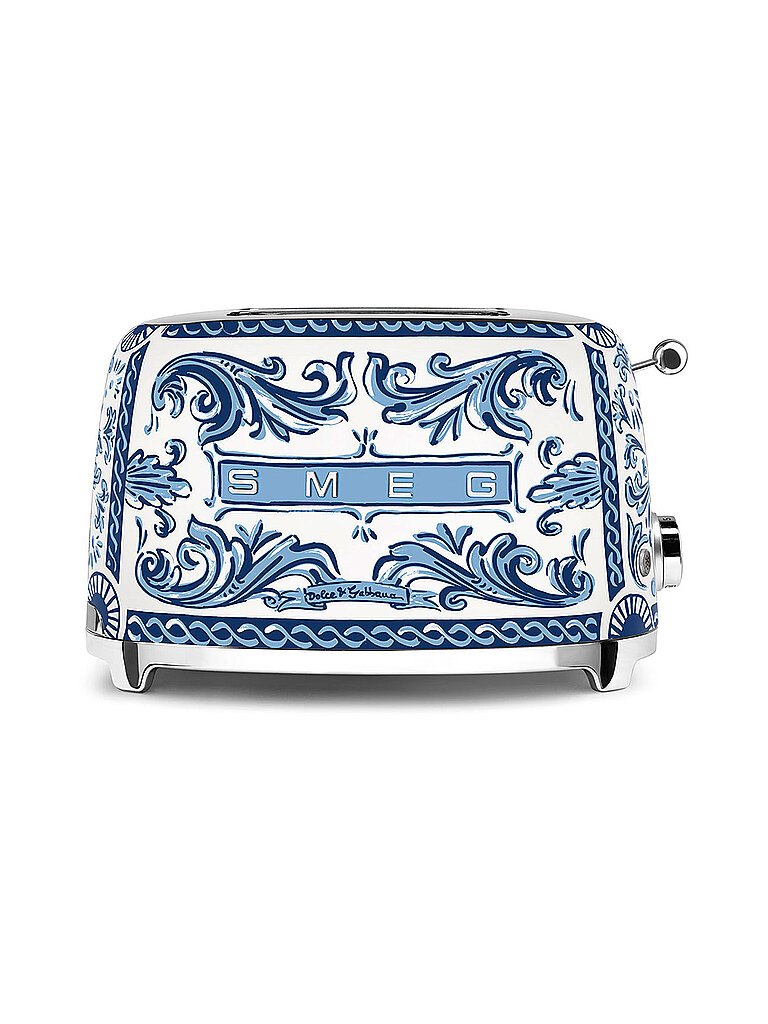 Grille-Pain Smeg TSF01DGBEU – 2 Fentes, 950W, 6 Niveaux, Design Dolce & Gabbana