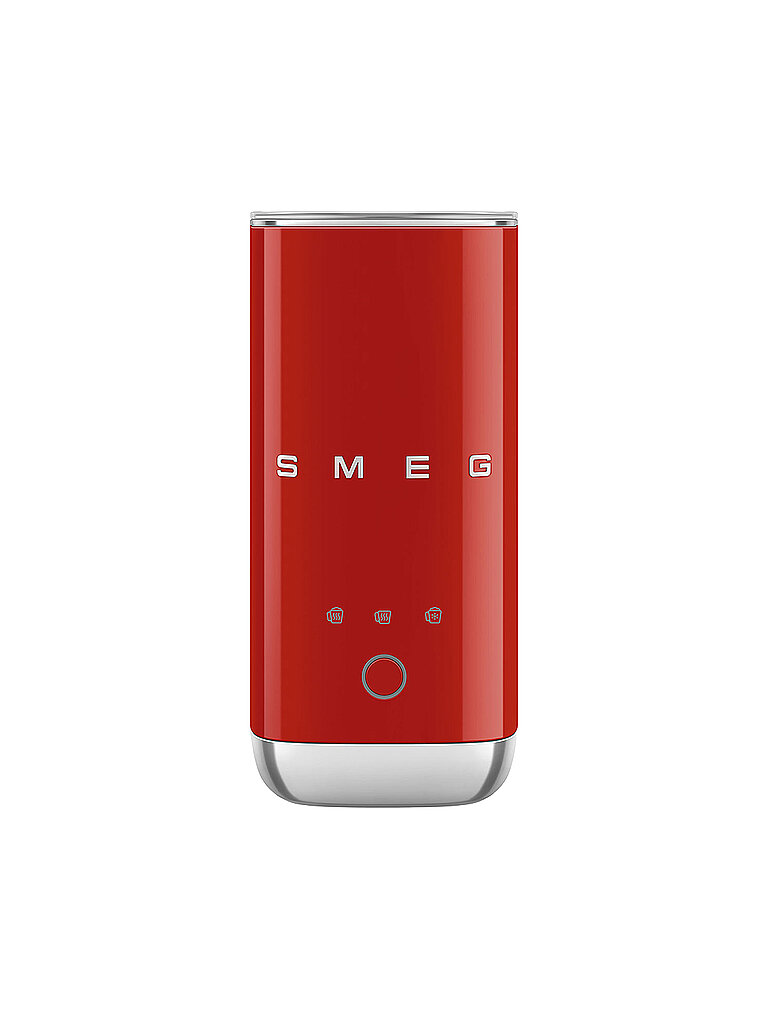 Mousseur à lait Compact Style Années 50 Esthétique 120/180ml Rouge rouge