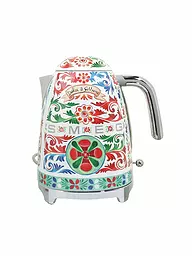 SMEG | Bouilloire 1,7l "Dolce Gabbana" KLF03DG (Rouge/Décor) | Multicolore