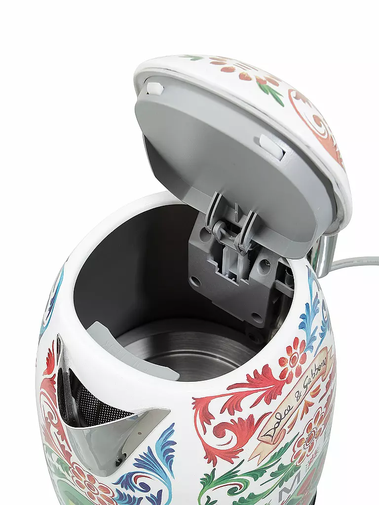 SMEG | Bouilloire 1,7l "Dolce Gabbana" KLF03DG (Rouge/Décor) | 