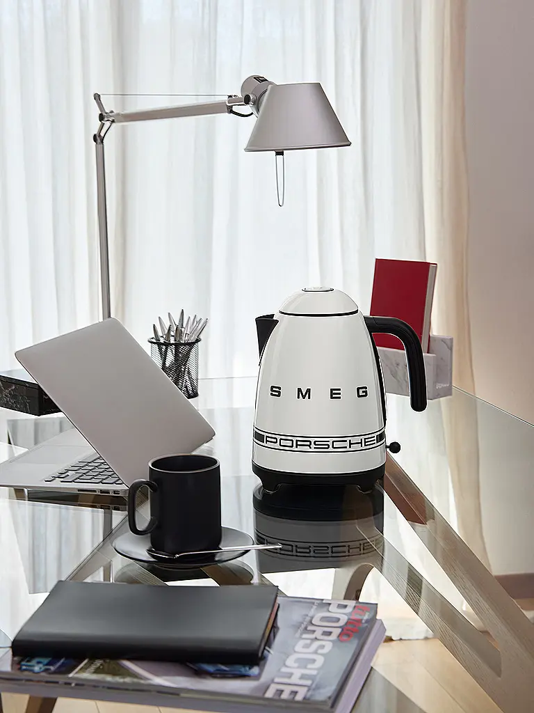SMEG | Bouilloire 1,7l PORSCHE X Carrara White | Blanc
