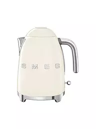 SMEG | Bouilloire Style Rétro Années 50 1,7 l Noir KLF03BLEU | Crème