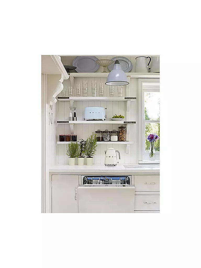 SMEG | Bouilloire Style Rétro Années 50 1,7 l Crème KLF03CREU | 