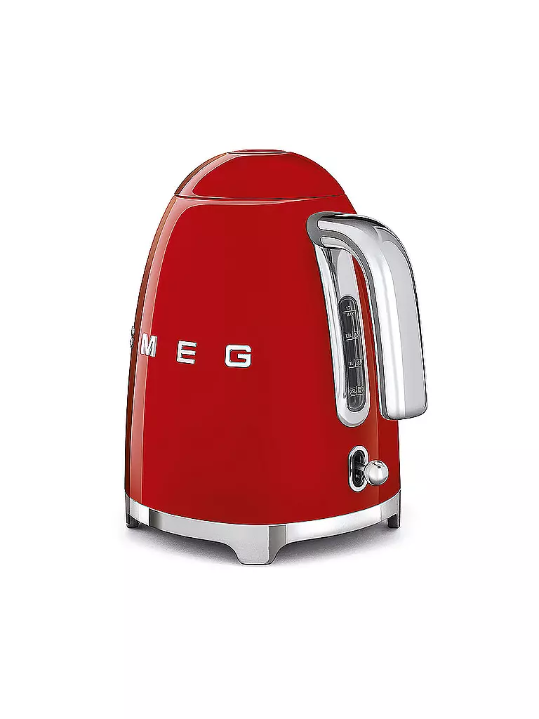 SMEG | Bouilloire Style Rétro Années 50 1,7 l Rouge KLF03RDEU | 