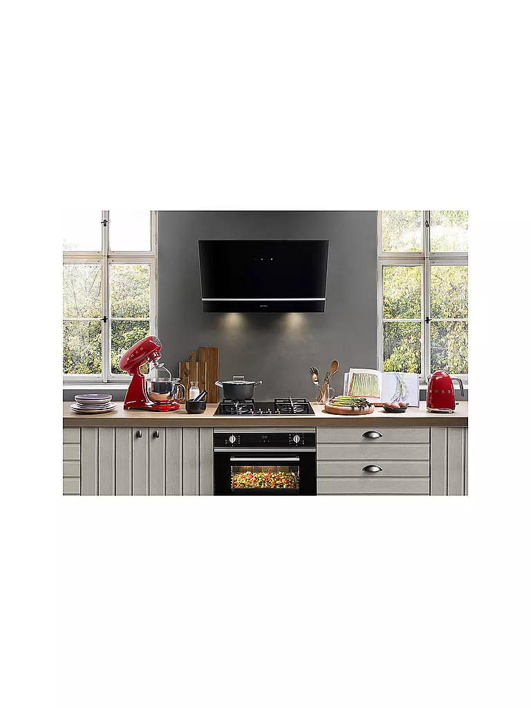 SMEG | Bouilloire Style Rétro Années 50 1,7 l Rouge KLF03RDEU | 