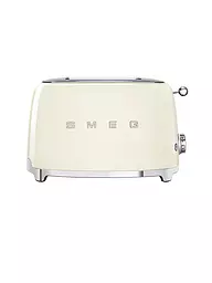 SMEG | Grille-pain 2 fentes Style Rétro Années 50 Noir TSF01BLEU | Crème