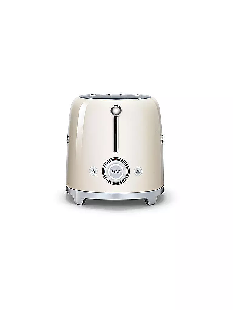 SMEG | Grille-pain 2 fentes Style Rétro Années 50 Crème TSF01CREU | 