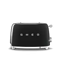 SMEG | Grille-pain 2 fentes Style Rétro Années 50 Noir TSF01BLEU | Noir