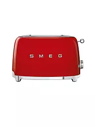 SMEG | Grille-pain 2 fentes Style Rétro Années 50 Noir TSF01BLEU | Rouge
