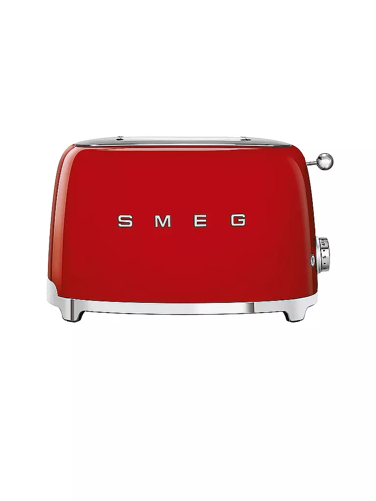 SMEG | Grille-pain 2 fentes Style Rétro Années 50 Rouge TSF01RDEU | rot