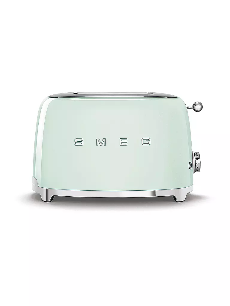 SMEG | Grille-pain 2 fentes Style Rétro Années 50 Vert Pastel TSF01PGEU | hellgrün