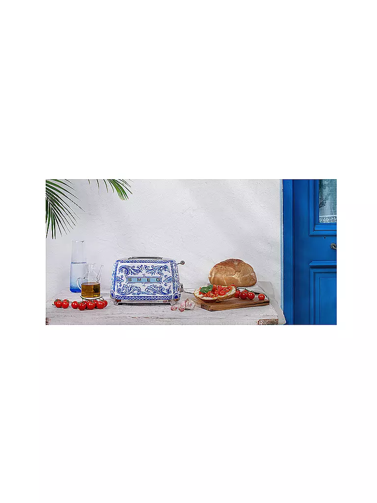 SMEG | Grille-pain 2 tranches Dolce & Gabbana TSF01DGBEU Blu Mediterraeo | 
