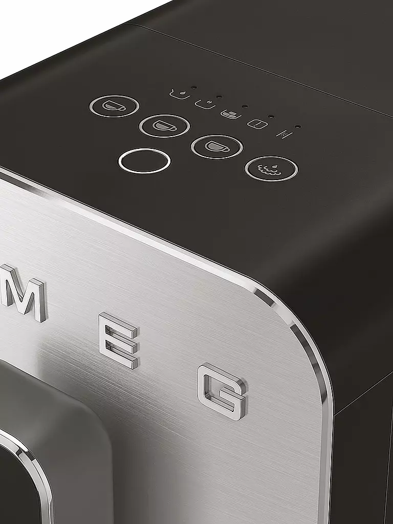 SMEG | Kaffee-Vollautomat Medium 50s Retro Style Schwarz BCC02BLMEU | Noir