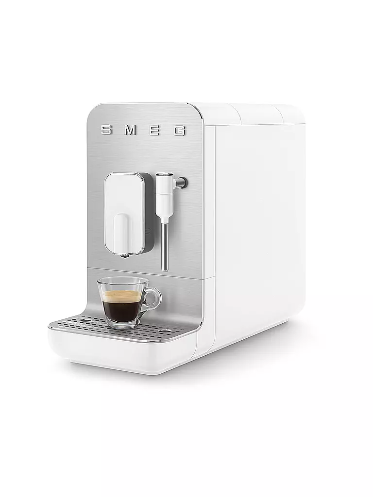 SMEG | Machine à café entièrement automatique BCC12WHMEU Style années 50 Blanc / Mat | weiss