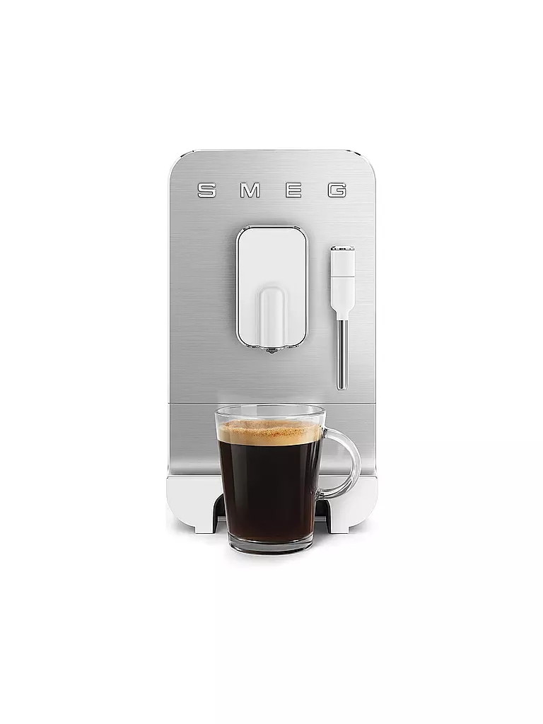 SMEG | Machine à café entièrement automatique BCC12WHMEU Style années 50 Blanc / Mat | 