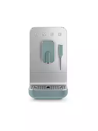 SMEG | Machine à café entièrement automatique BCC12WHMEU Style années 50 Blanc / Mat | Vert