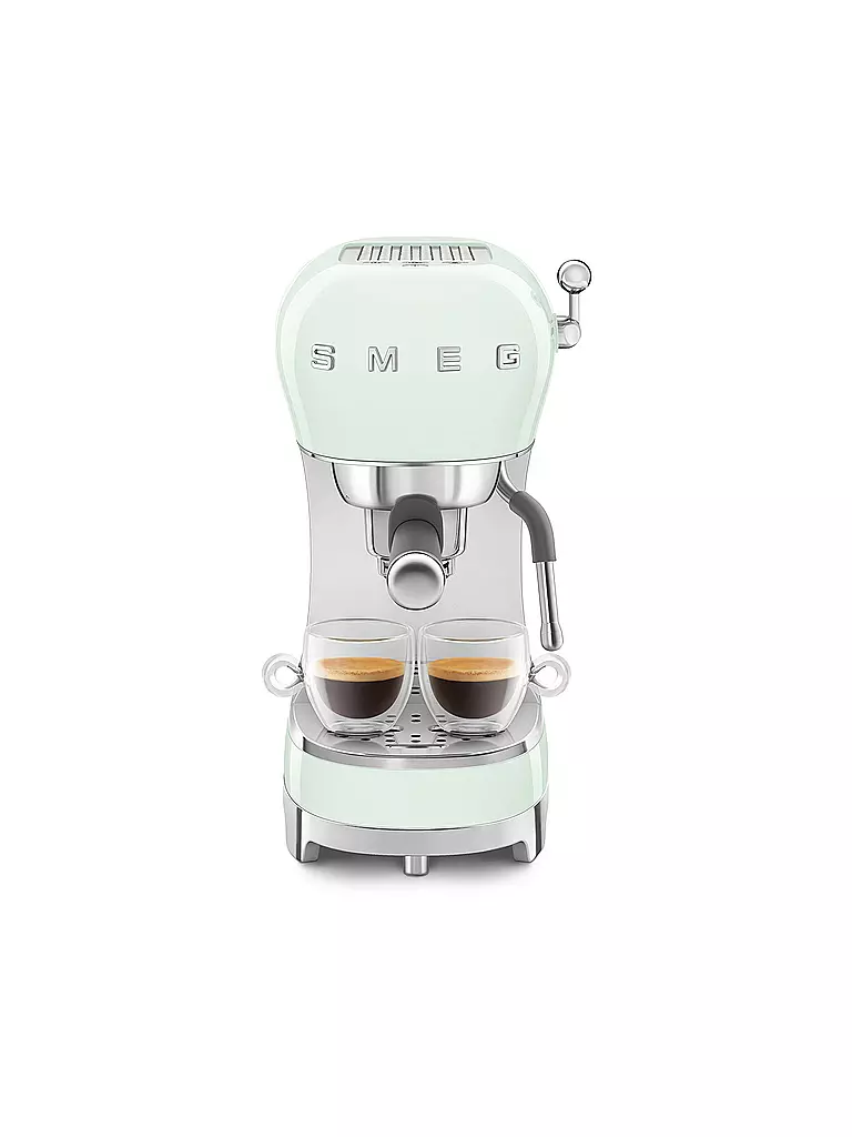 SMEG | Machine à café expresso Style rétro années 50 Vert pastel ECF02PGEU | 