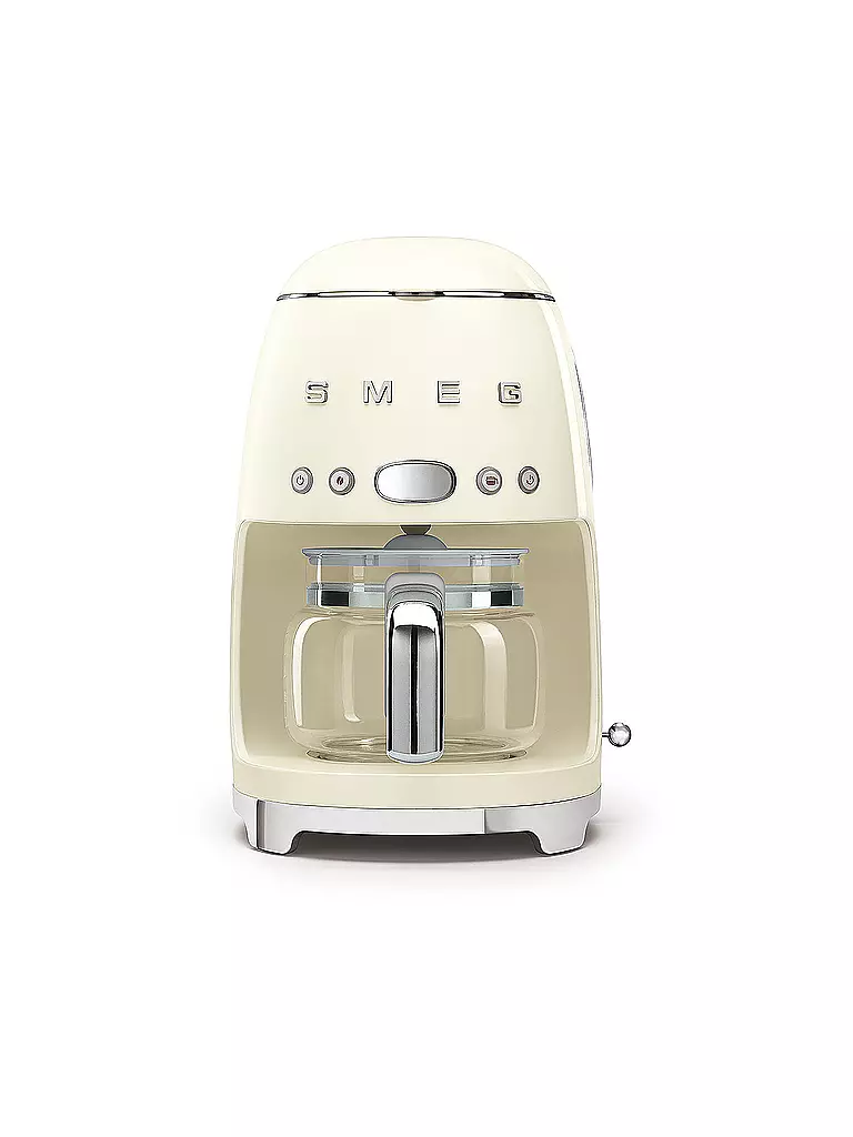SMEG | Machine à café filtre Style Rétro Années 50 Crème DCF02CREU | creme