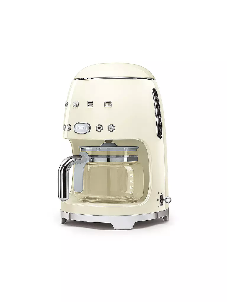 SMEG | Machine à café filtre Style Rétro Années 50 Crème DCF02CREU | creme