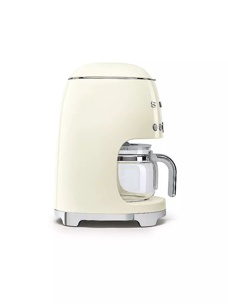SMEG | Machine à café filtre Style Rétro Années 50 Crème DCF02CREU | creme