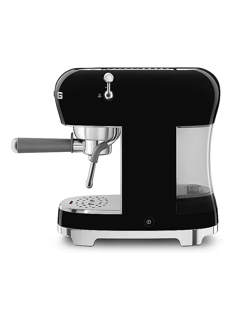 SMEG | Machine à expresso Style Rétro Années 50 Noir ECF02BLEU | 