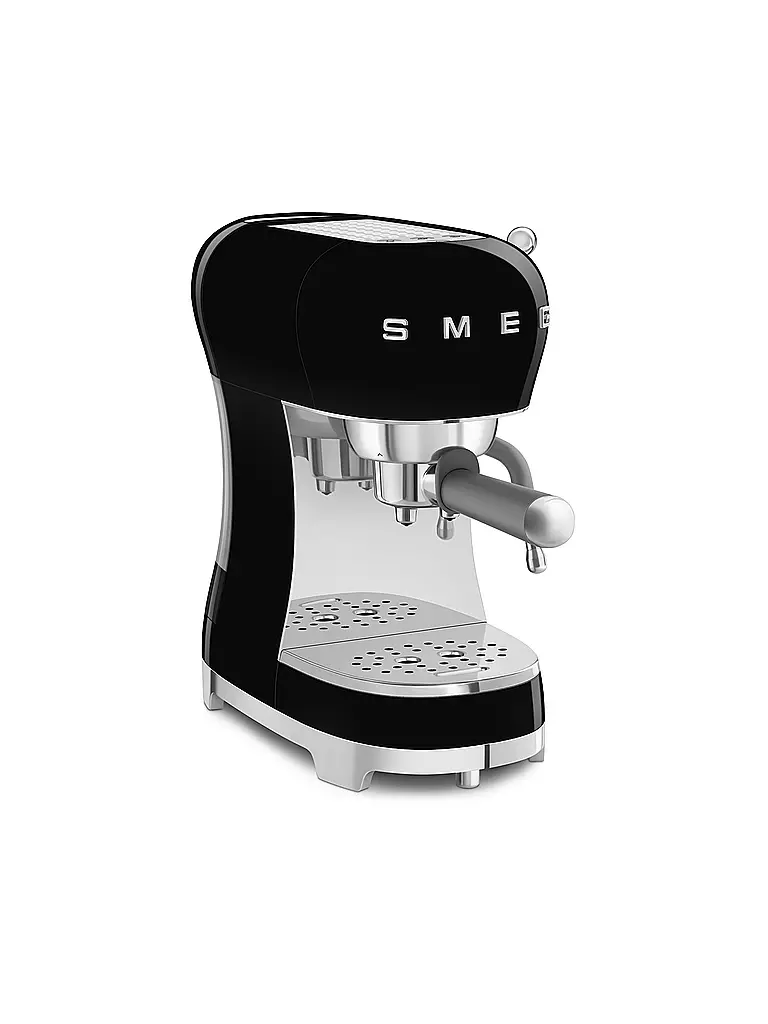 SMEG | Machine à expresso Style Rétro Années 50 Noir ECF02BLEU | 